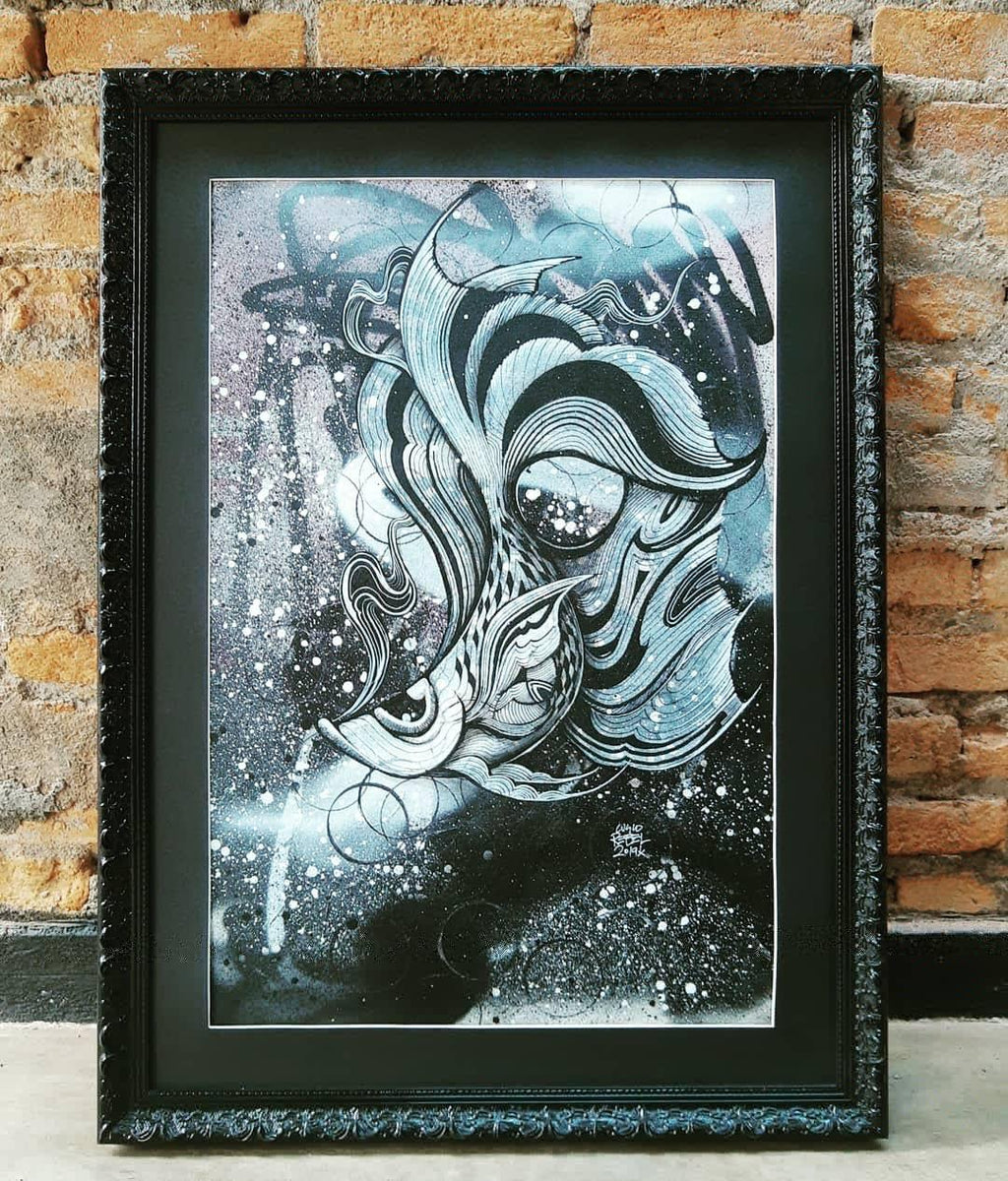 Print BLACK FISH