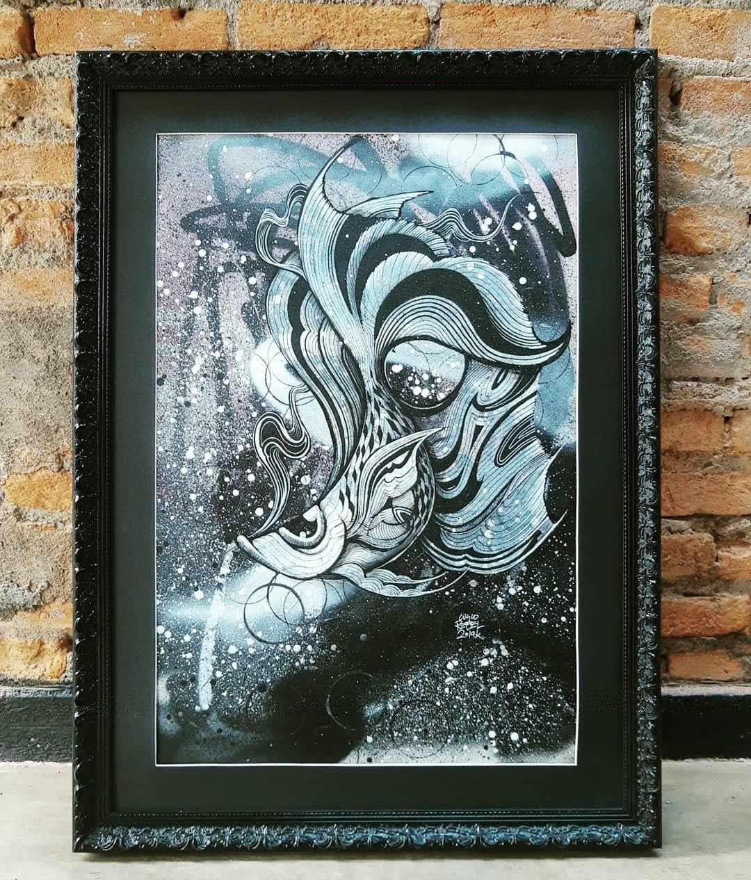Print BLACK FISH
